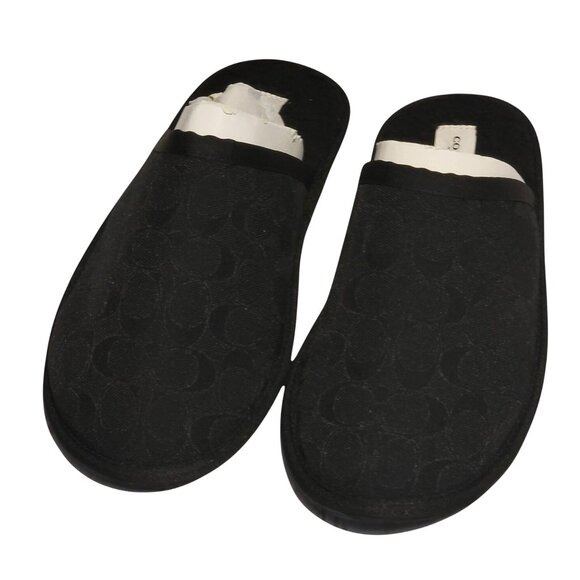 NWT- Coach Signature Jacquard Slippers (SKU#0437) main image 7